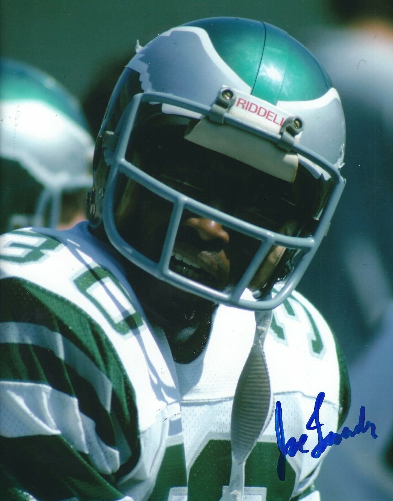 Autographed JOE LAVENDER Philadelphia Eagles 8x10 Photo Poster painting w/COA