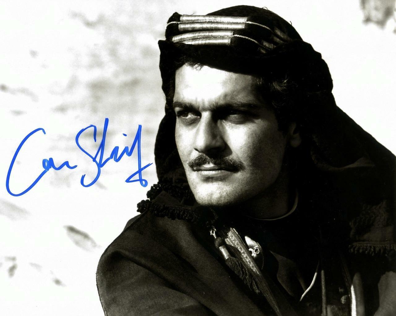 OMAR SHARIF Lawrence of arabia SIGNED AUTOGRAPHED 10X8 REPRODUCTION Photo Poster painting PRINT