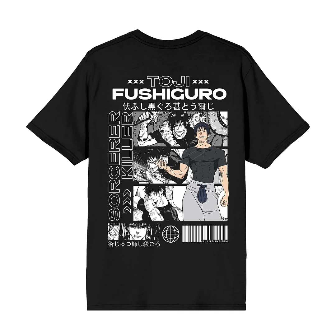 Toji Fushiguro Jujutsu Kaisen Printed Men's T-shirt