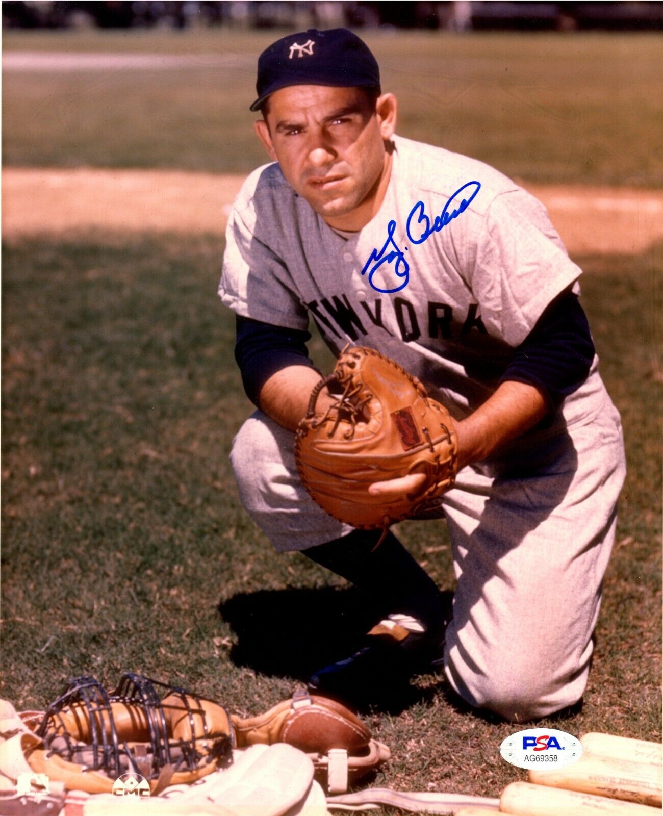 Yogi Berra autographed signed 8x10 Photo Poster painting MLB New York Yankees PSA COA