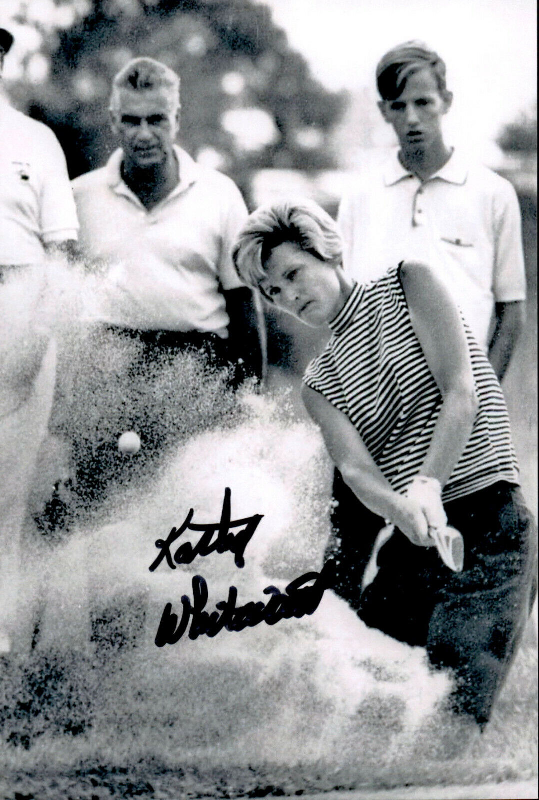 Kathy Whitworth SIGNED autograph 4x6 Photo Poster painting GOLD LEGEND / HOF HALL OF FAME LPGA