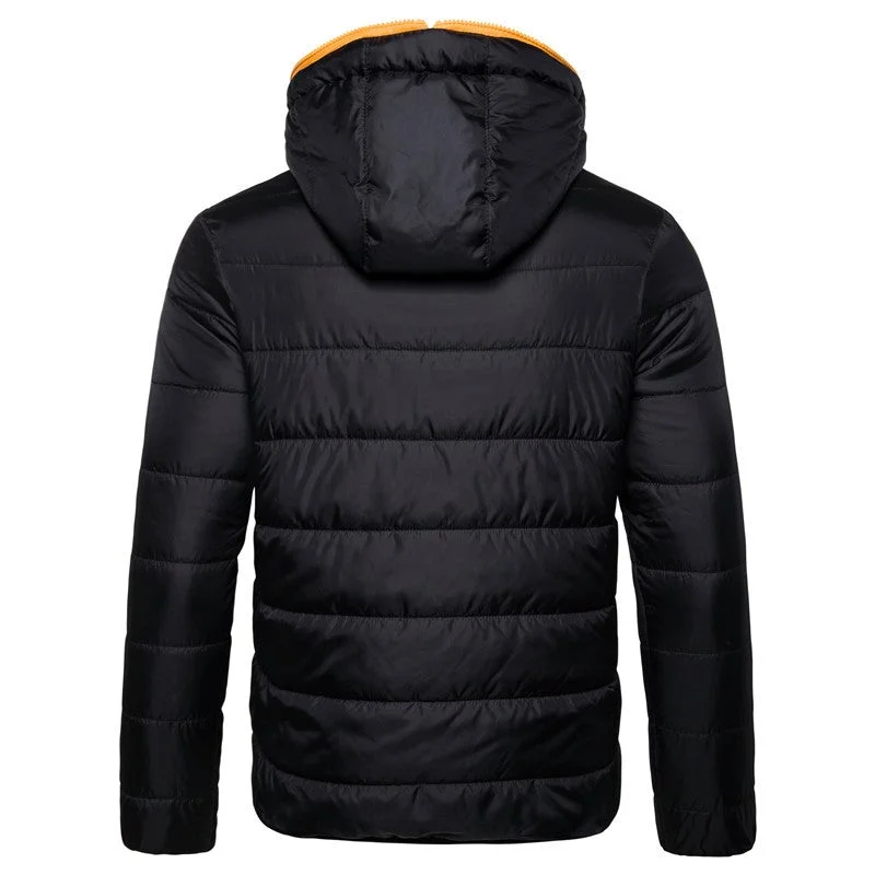 Hooded Regular Fit Cotton Jacket For Men