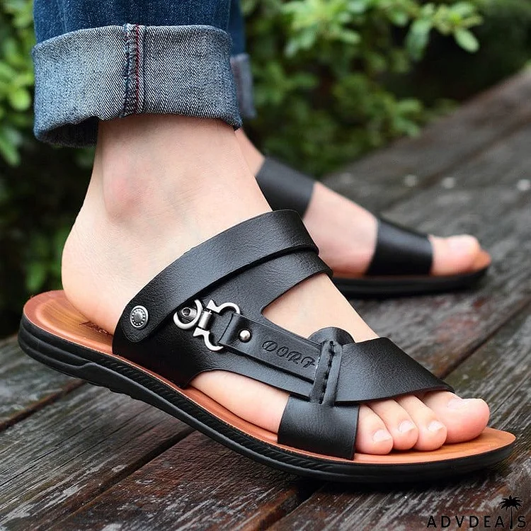 Trendy Comfortable Wear-resistant Men's Open Toe Beach Sandal