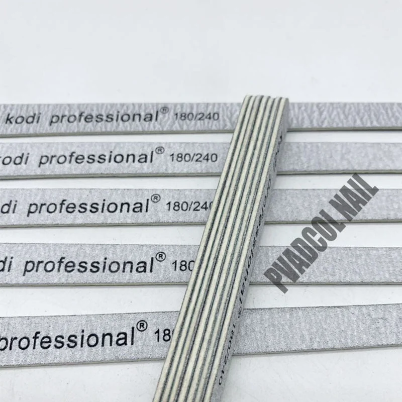 25pcs/pack Professional Manicure Sanding Nail Art File Droplet Gray Polish Sandpaper 100/180 180/240 Natural Nails Buffer Block-Nail Inspo