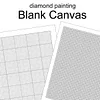 Blank canvas / Square/Round drill Diamond Painting Empty Canvas painting With Glue