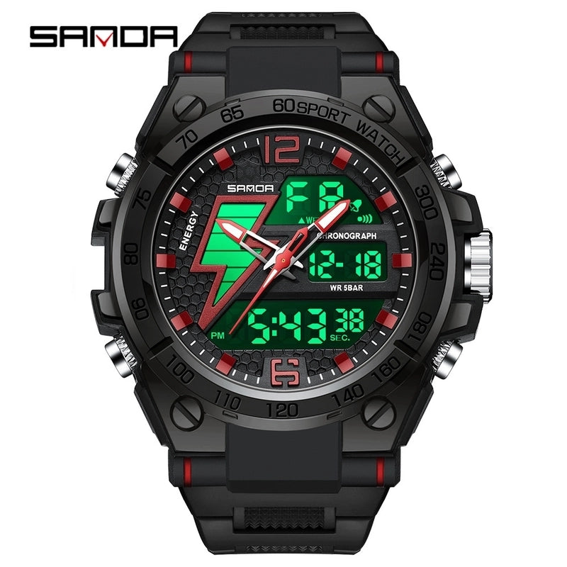 Modern Style Solid Color Electronic Men’s Watches