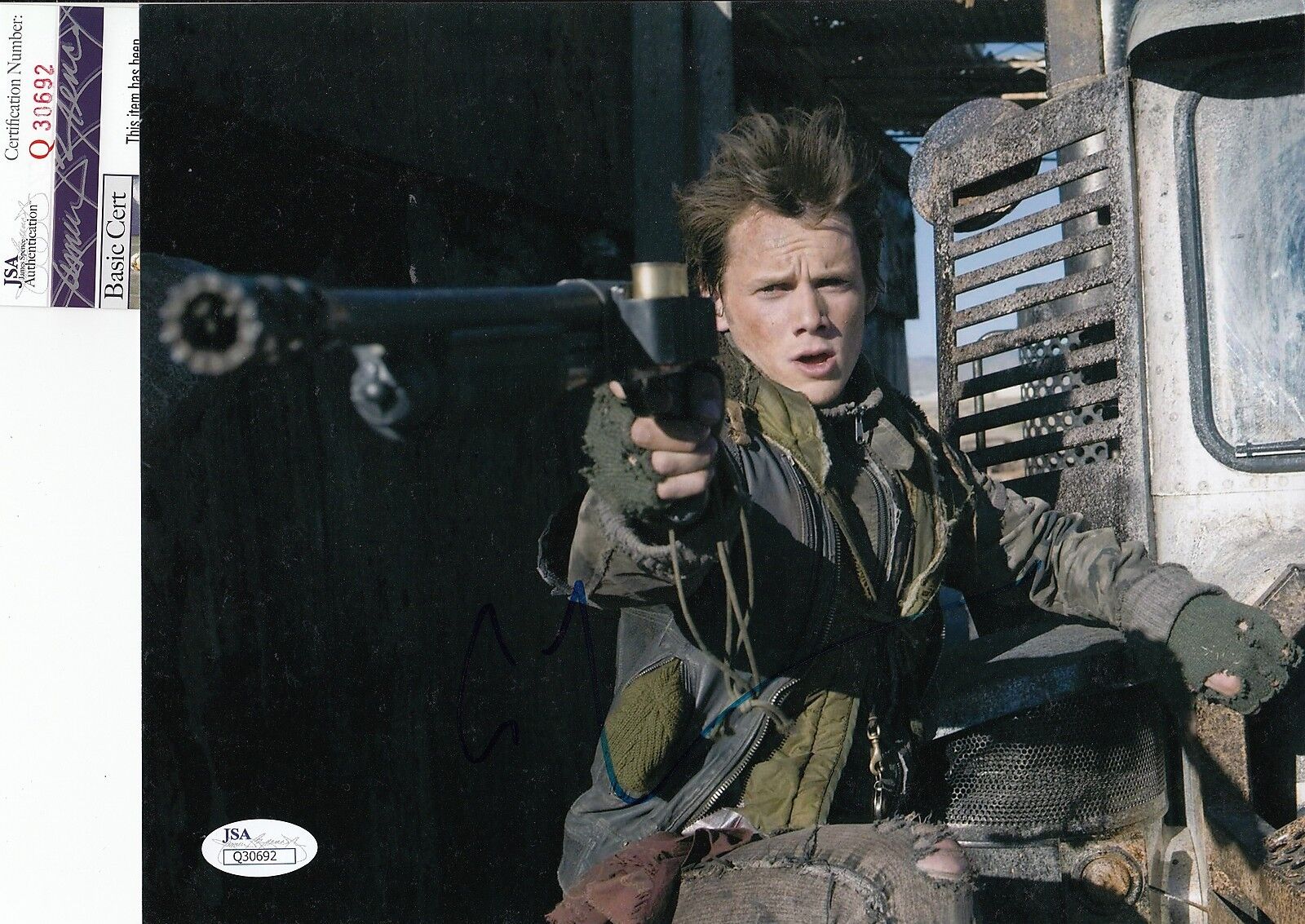 Anton Yelchin signed autographed Terminator Salvation 8x10 JSA Authentic Q30692