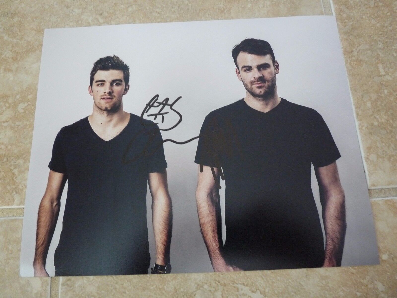 The Chainsmokers Alex & Andrew Signed Autographed 8x10 Photo Poster painting PSA Guaranteed #2