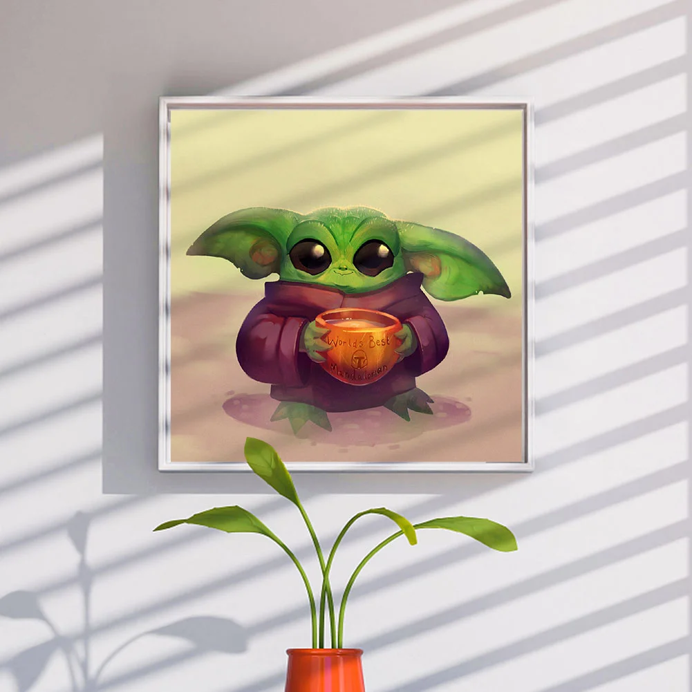 Full Round Diamond Painting 30*30cm - Yoda