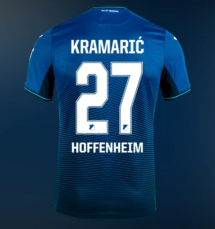 Maillot TSG Hoffenheim Andrej Kramari? 27 Domicile 2021/22