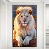 (40*70cm)Lion - Full Round Drill Diamond Painting