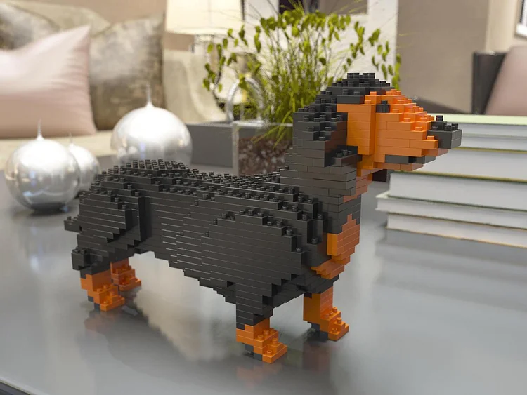 Dachshund Dog Sculptures 680_4 Bricks