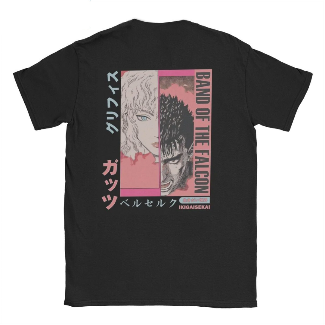 BACKPRINT BERSERK GUTS X GRIFFITH TEE