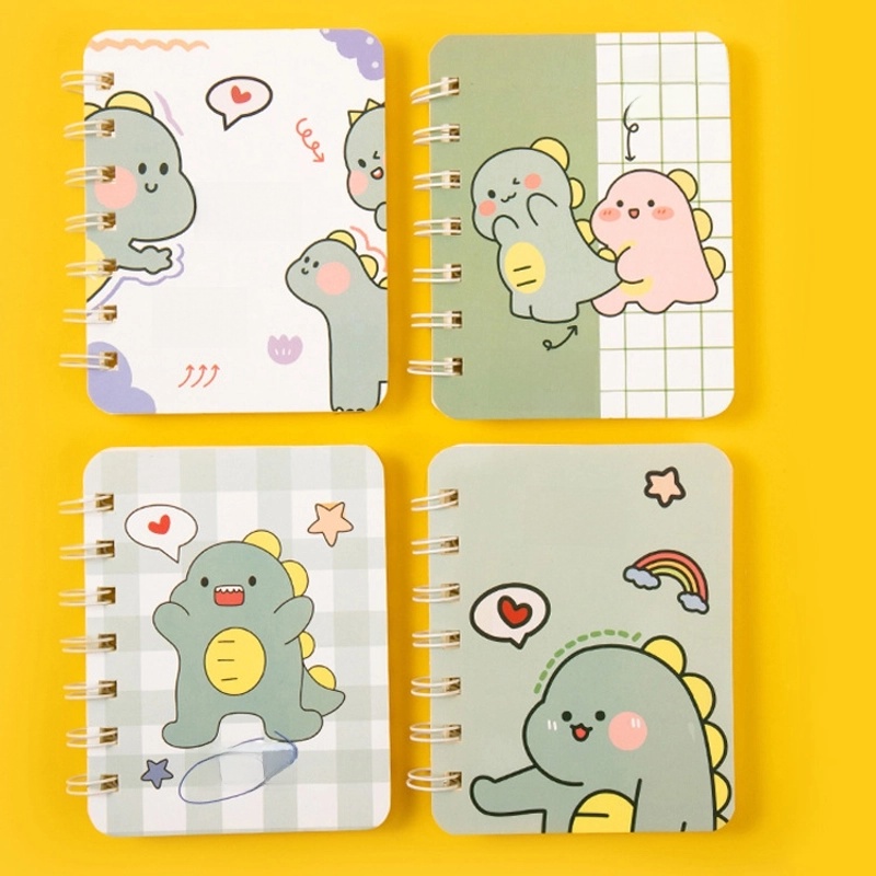 A7 Flip Coil Notebook Student Small Pocket Mini Portable Office Notepad Random 1 Piece