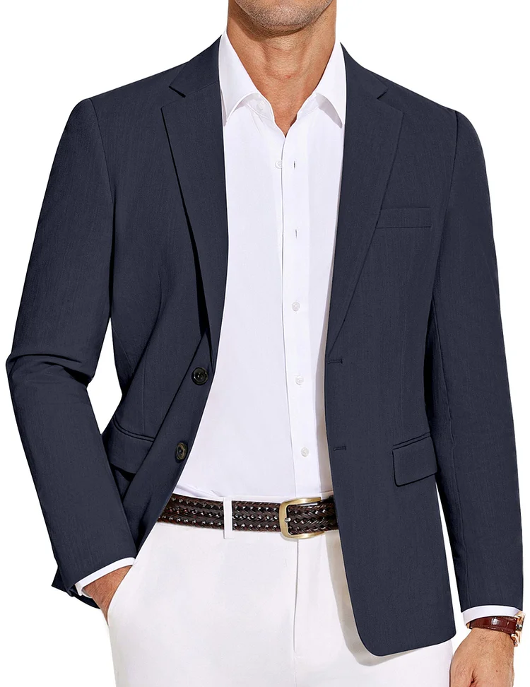 Casual Cotton Blend Blazer (US Only) QueenFunky