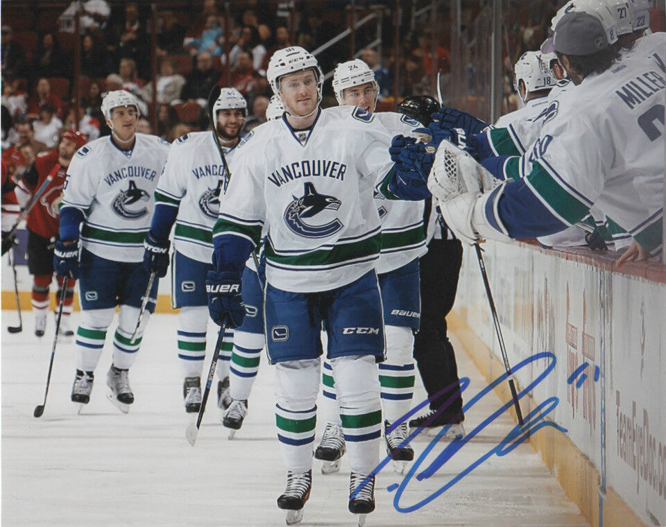 Vancouver Canucks Jared McCann Signed Autographed 8x10 NHL Photo Poster painting COA