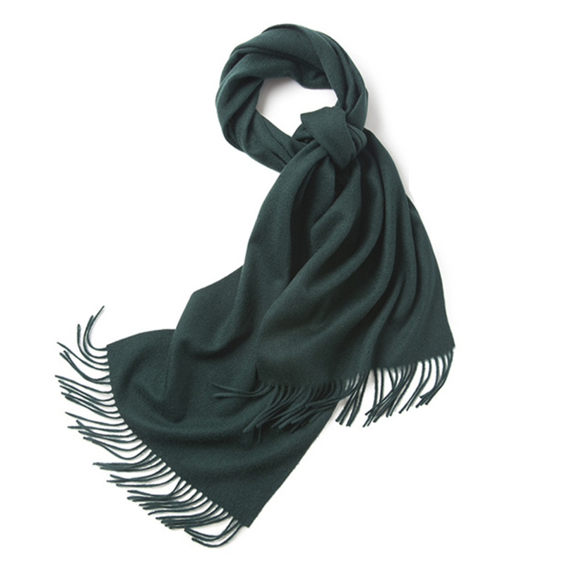 Unisex LambSwool Scarf Pure Color Winter Extra Length Scarf