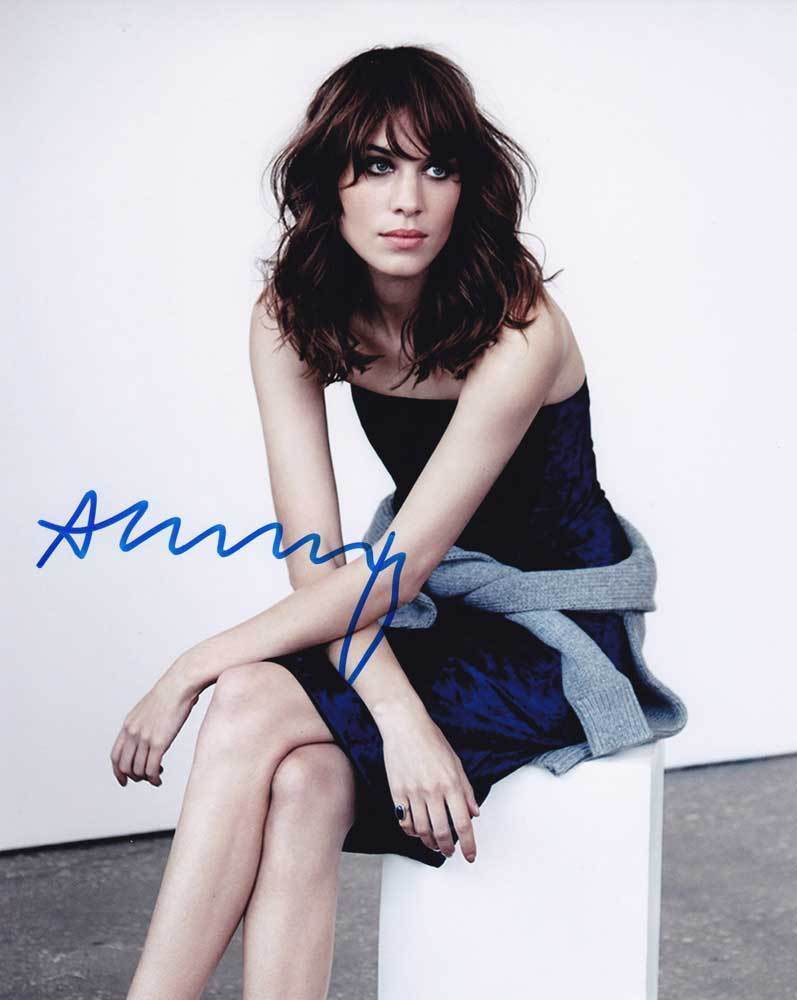 Alexa Chung In-person AUTHENTIC Autographed Photo Poster painting SHA #55458