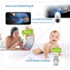 Cam&eacute;ra de s&eacute;curit&eacute; wifi sans fil avec ampoule