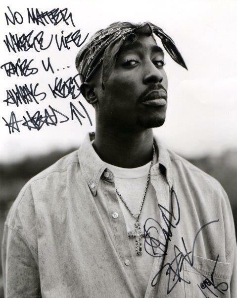 REPRINT - TUPAC SHAKUR 2PAC Rap Signed 8 x 10 Glossy Photo Poster painting Poster RP Man Cave