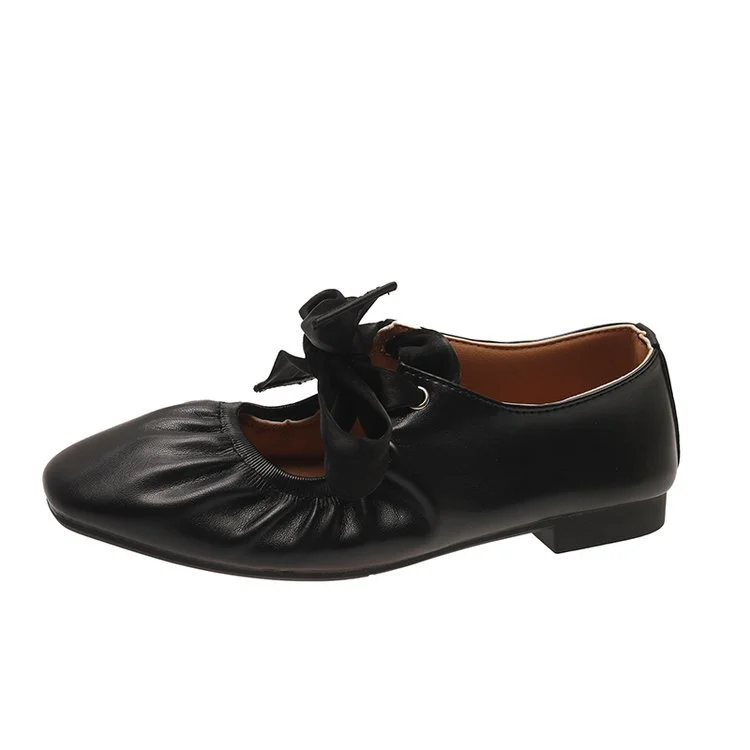 Yyvonne Ballet Shoes 2025 Summer New Wearing Temperament Evening Wind And Lightless French Flat Mary Jane Shoes