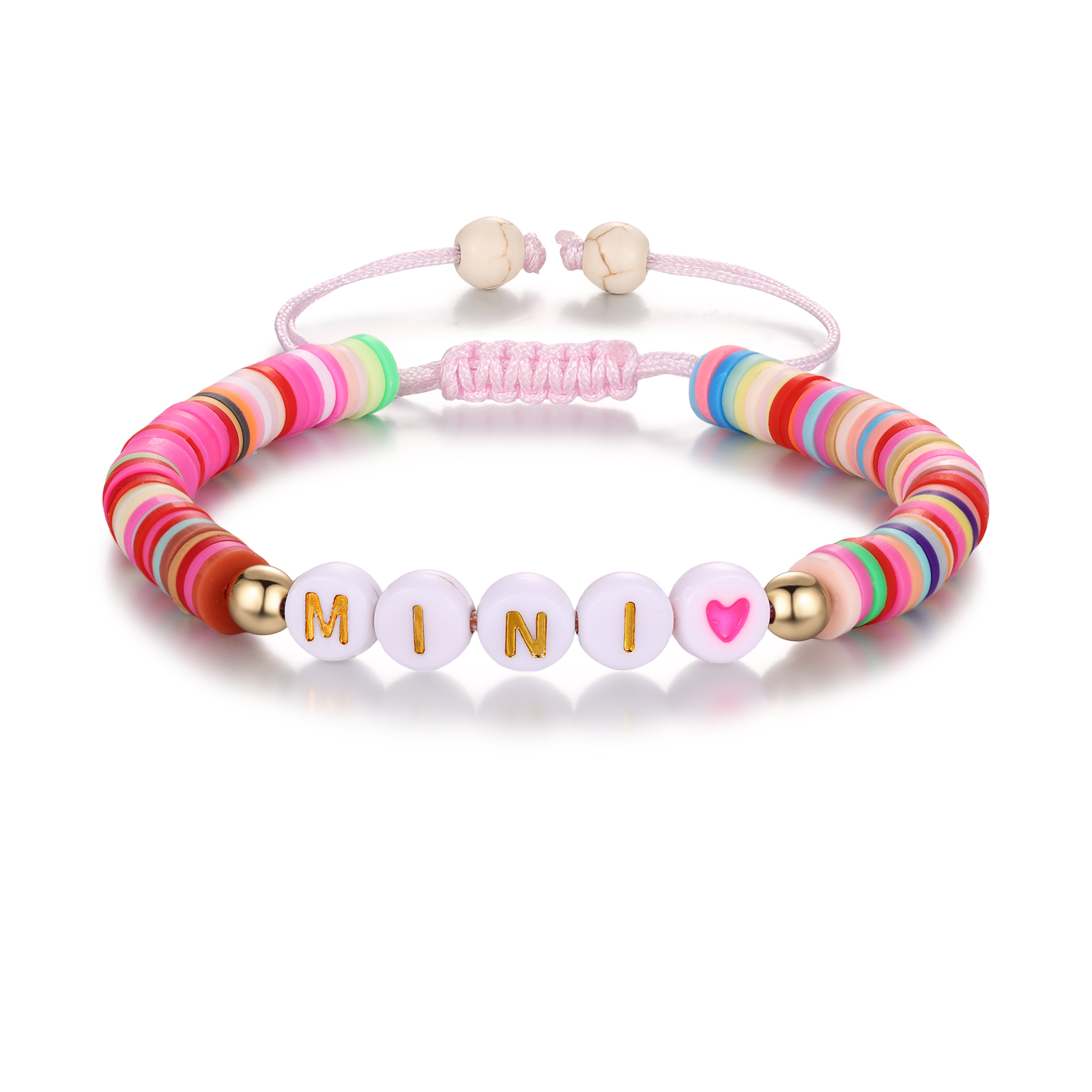Mama e mini-2PCS Braccialetto colorato regolabile regalo per mamma e figlia