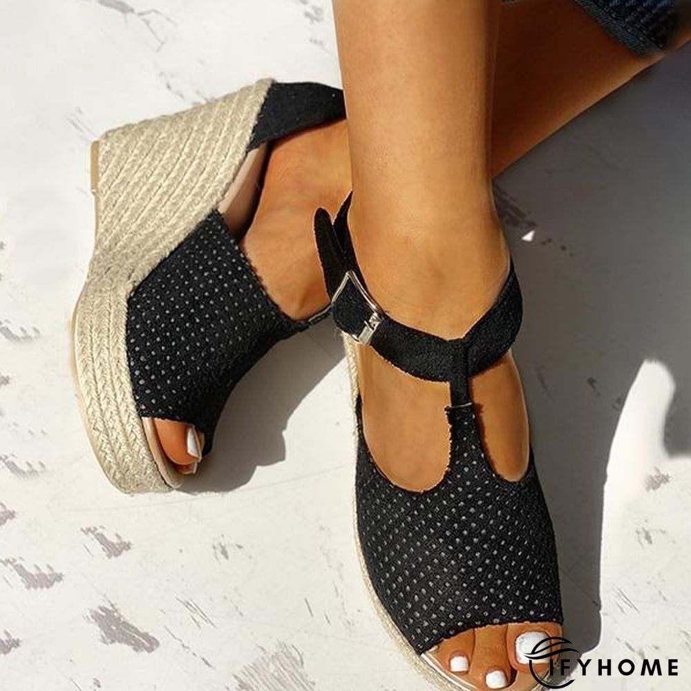 Women Summer Fish Mouth Wedge Sandals | IFYHOME