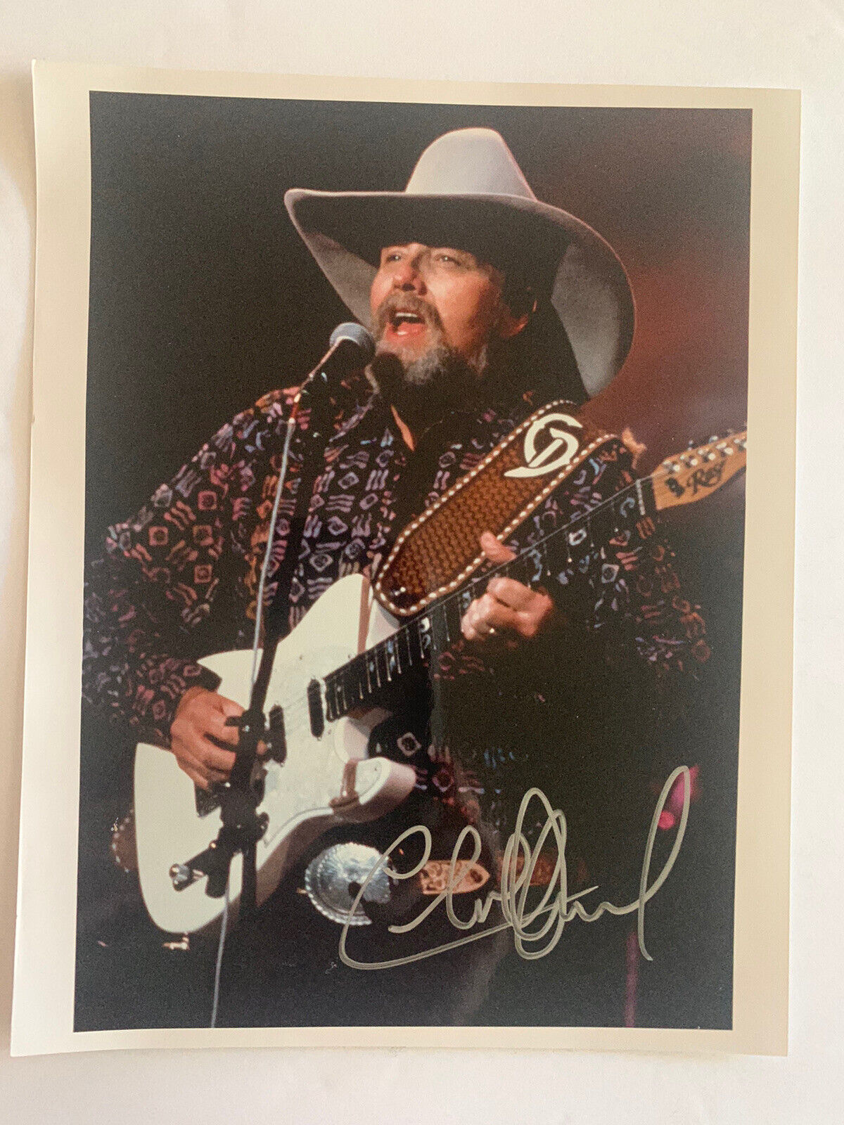 Charlie Daniels Vintage Signed Autographed 8x10 Promo Photo Poster painting Beckett Certified