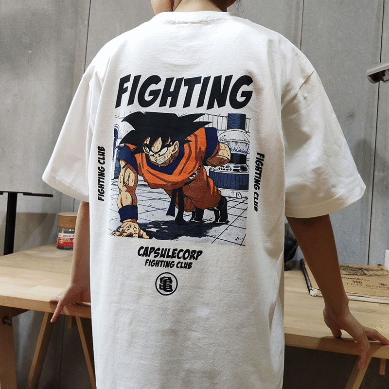 Pure Cotton Dragon Ball Little Son Goku Traning Day T-shirt