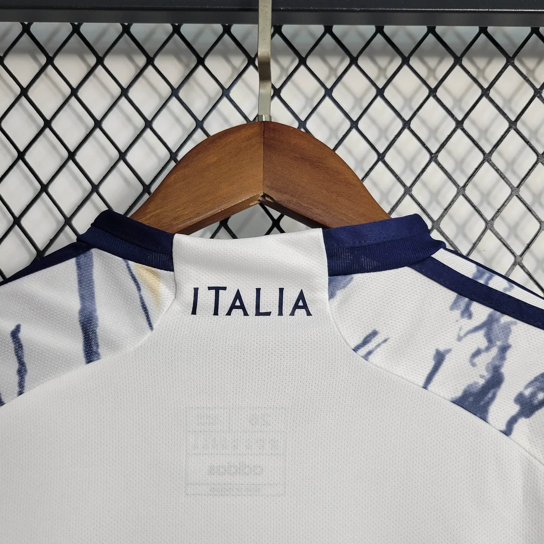 2023 Italy Away Soccer Shirt Kids Size