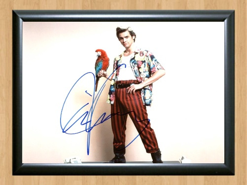 Jim Carrey Ace Ventura Signed Autographed Photo Poster painting Poster Memorabilia A4 8.3x11.7