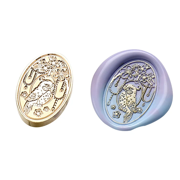 Diy Fire Lacquer Round Sealing Wax Stamp Head gbfke