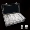 6Psc Pumpkin +36Pcs Round Bottles Diamond Painting Containers Multi Purpose Portable Plastic Case Box with Stickers & Compartments Arts Crafts Storage Bottle for Hardware Rhinestone (36pcs)