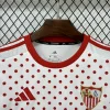 2025/26 Mens Sevilla FC White Prematch T-shirt Jersey