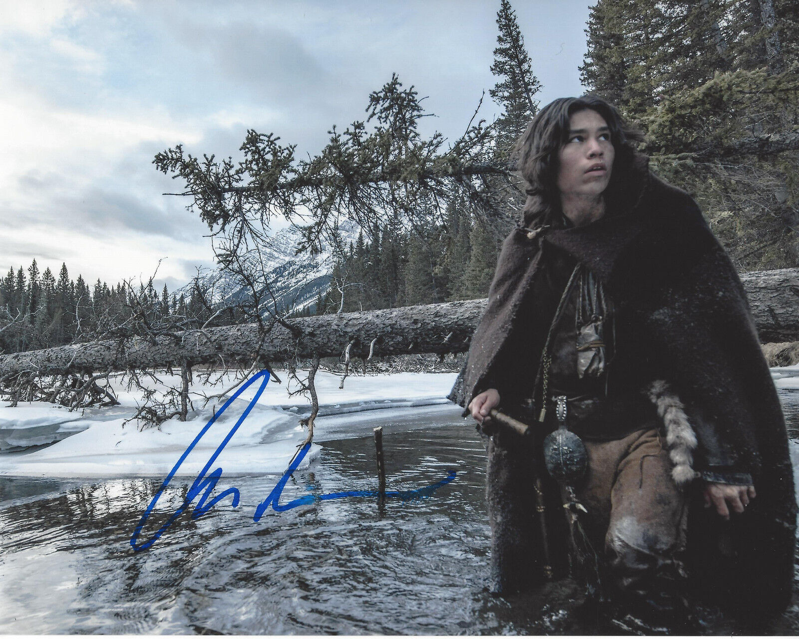 FORREST GOODLUCK SIGNED AUTHENTIC 'THE REVENANT' HAWK 8X10 Photo Poster painting 2 w/COA PROOF