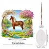 Garden Horse Acrylic DIY Diamond Painting Ornament Single Side Drill