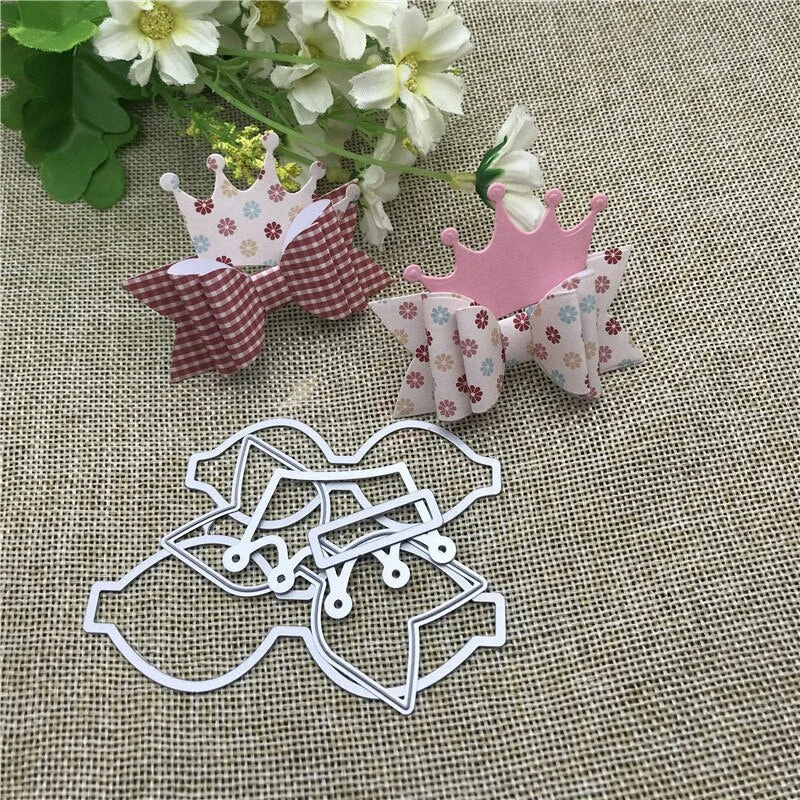 Crown Bowknot Metal Cutting Dies Stencils For DIY Scrapbooking Decorative Embossing Handcraft Die Cutting Template