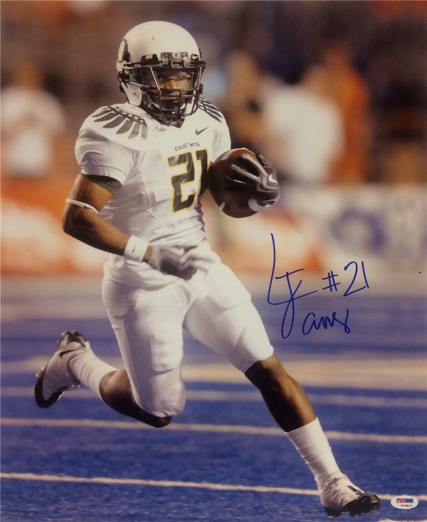 LAMICHAEL JAMES Rookie Autograph OREGON DUCKS Signed 16x20 Photo Poster painting ~PSA Rookie COA