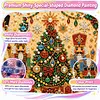 Christmas DIY Special Shape Diamond Painting Pearl Art With Inner Frame Kit 25x25cm(Christmas Tree)