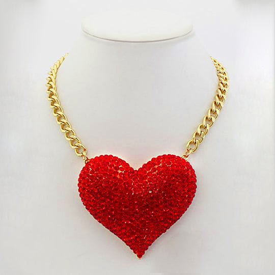 Love Diamond-studded Valentine's Day Gift  Necklace