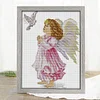 Angel Of Peace-14CT Stamped Cross Stitch 23*31cm/9.06*12.2in