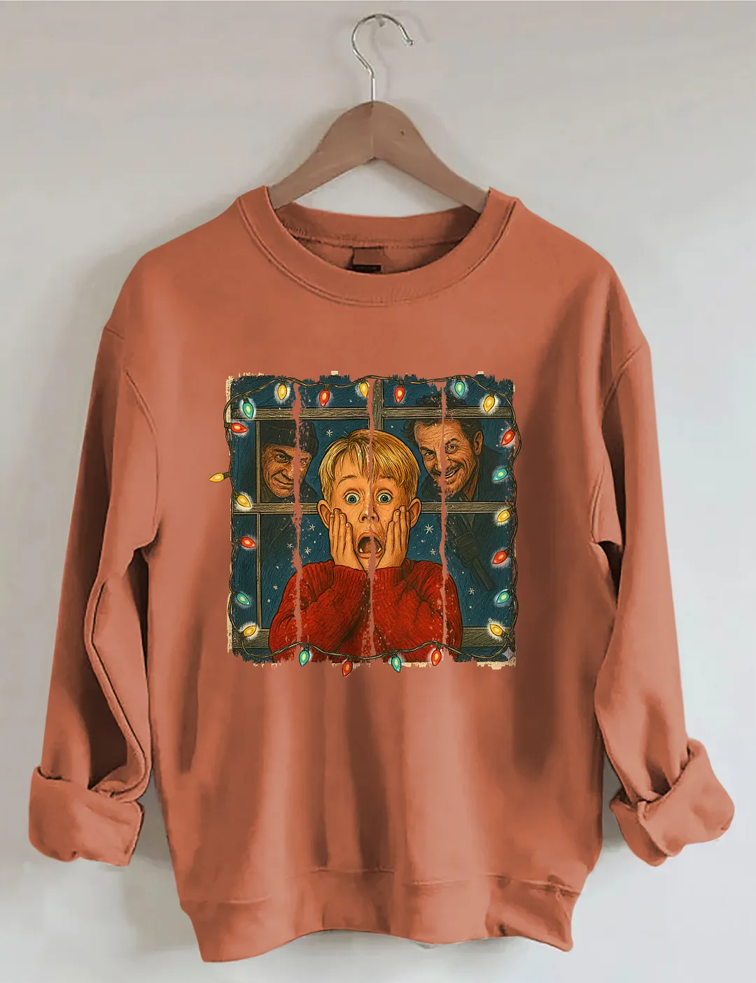 Retro Christmas Characters Sweatshirt