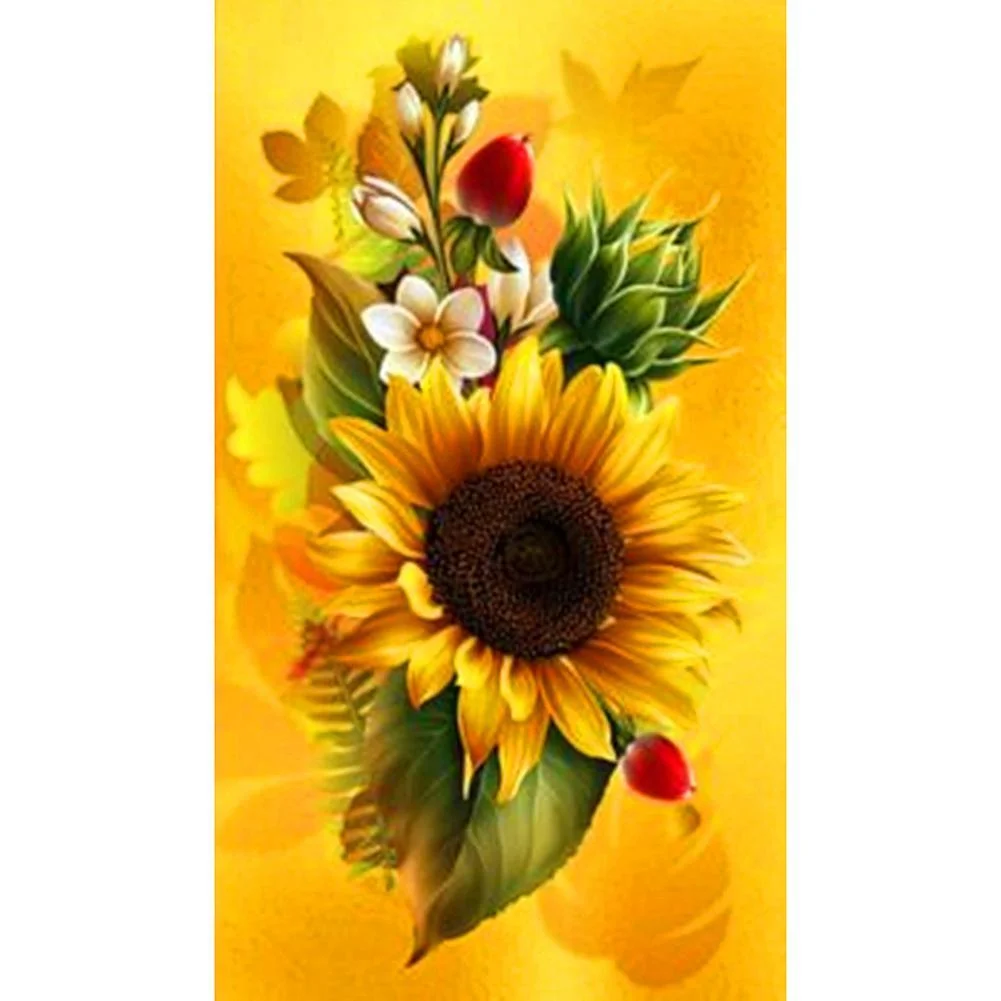 Diamond Painting - Full Round Drill - Sunflower (30*48cm)