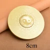 Pure copper decompression compass brass rotating handle double-sided rotating carry-on Bagua turntable ornaments