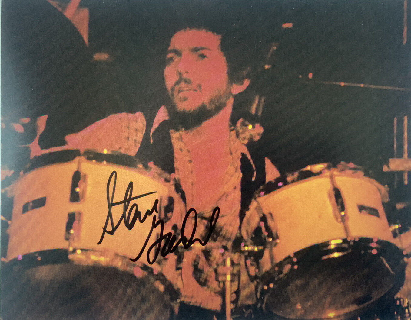 STEVE GADD HAND SIGNED 8x10 Photo Poster painting LEGEND DRUMMER AUTOGRAPH AUTHENTIC COA