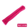 >Buy 2 Get 1 Free<100 Pieces Solid Color DIY Twisting Sticks Pipe Cleaner Chenille Stems Craft for Creative Styling Art Craft and Custom Hair Accessories