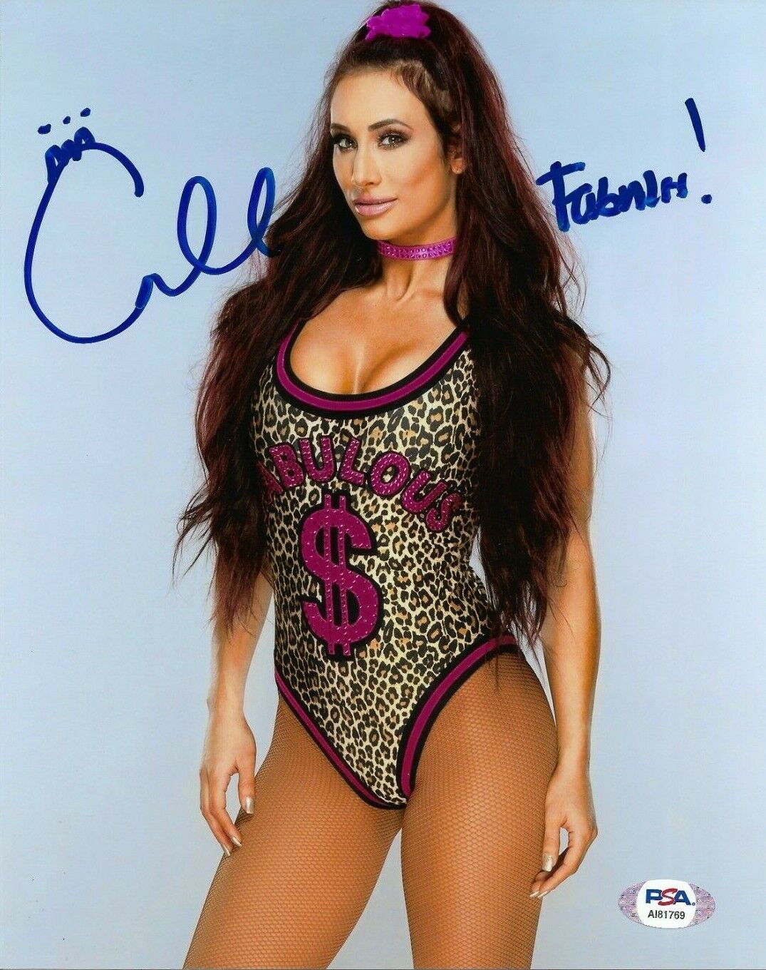 WWE CARMELLA HAND SIGNED AUTOGRAPHED 8X10 Photo Poster painting WITH PROOF AND PSA DNA COA 19