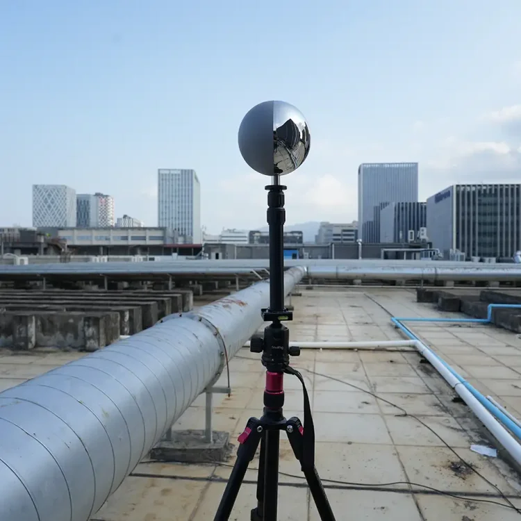 12cm Half Chrome & Half Grey VFX Ball BR126D