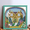 Summer Cabin-14CT Stamped Cross Stitch 25*26cm/9.84*10.24in