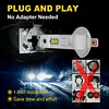 KIMLATAR H1 LED Bulbs Super Bright 30000LM 600% Xenon White H1/H1LL Bulbs Halogen Raplacement Fog Light Pack of 2